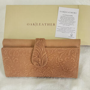 Tan Embossed Wallet